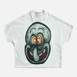 Billionaire Studios Big Nose Face Logo Tee White