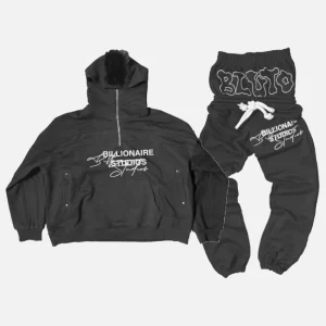 Billionaire Studios Bills Raver Tracksuit Black