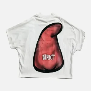 Billionaire Studios Mrkr Red Logo Tee White