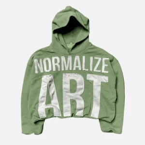 Billionaire Studios Normalize Art Hoodie Mossy