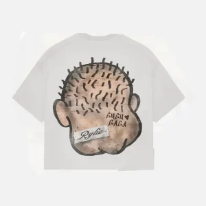 Billionaire Studios Old Man Face Tee White