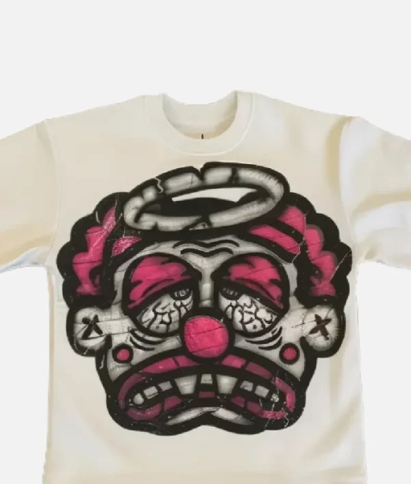 Billionaire Studios Sad Jocker Face Tee White